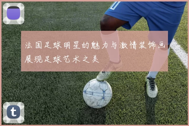 法国足球明星的魅力与激情装饰画展现足球艺术之美